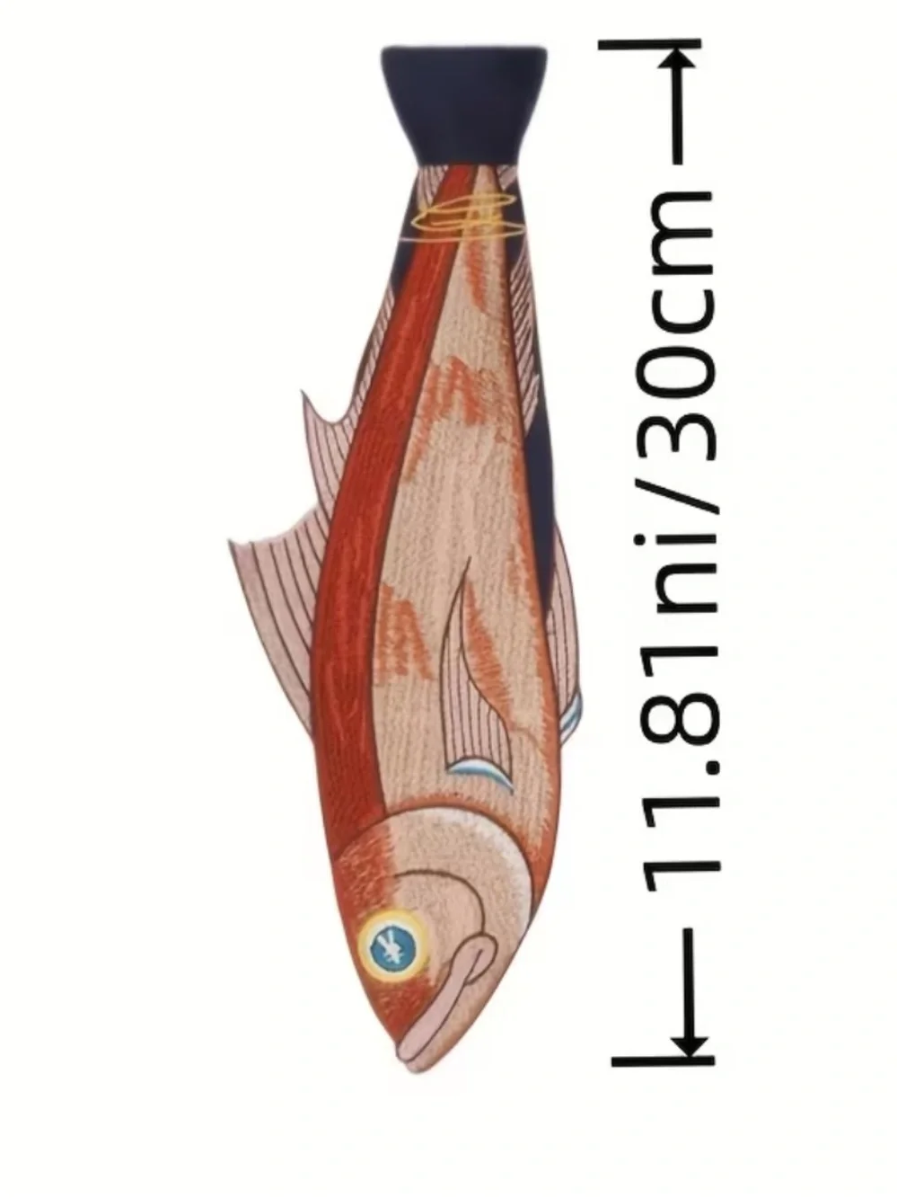 Novelty Fish Necktie in Red